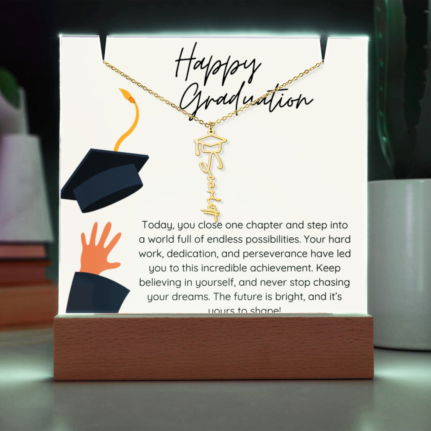 The Tassel Was Worth the Journey – Personalized Graduation Keepsake Acrylic bundle