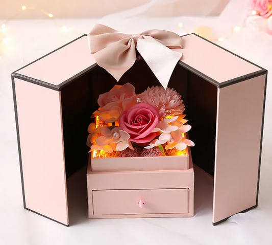 Double Door Rose Gift Box – An Elegant Presentation for Any Gift
