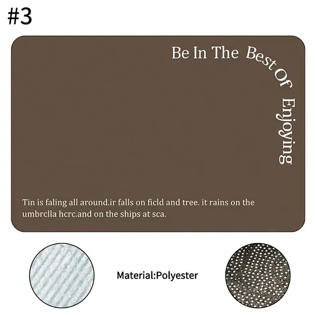 Super Absorbent Sink & Counter Drain Pad – Quick-Dry Mat