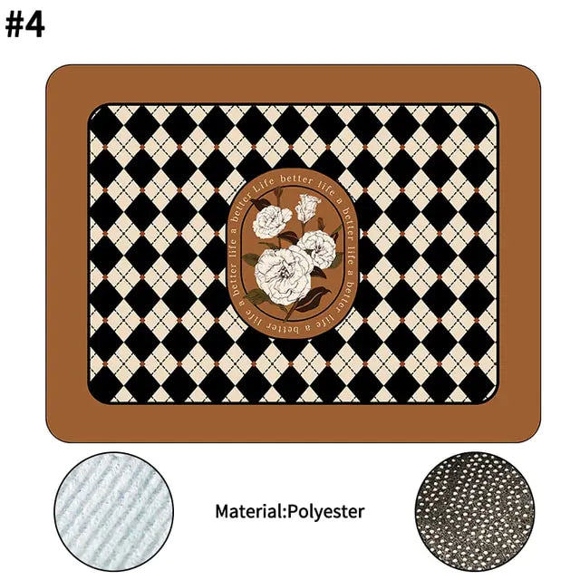 Super Absorbent Sink & Counter Drain Pad – Quick-Dry Mat
