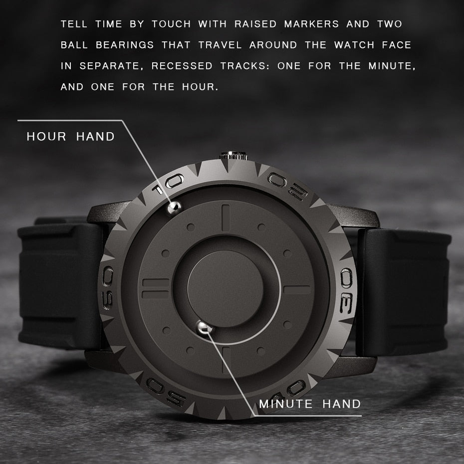 Iron Ball Magnetic Pointer Men's Watch – Bold Mechanical Style