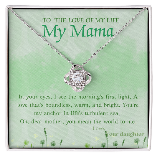 Love Knot Necklace – A Daughter's Gift of Endless Love for Mom