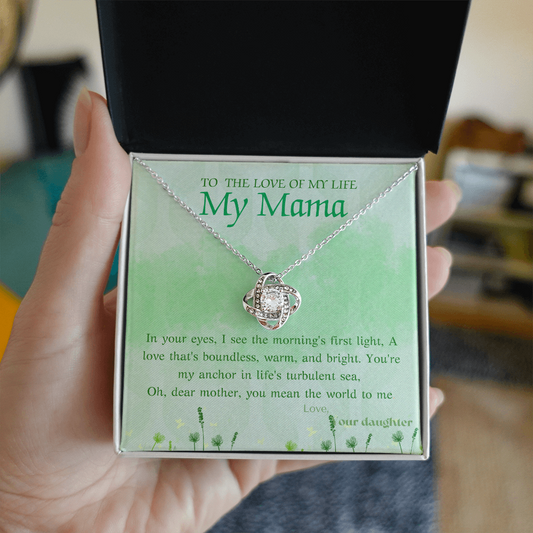 Love Knot Necklace – A Daughter's Gift of Endless Love for Mom