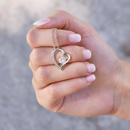 “Forever Love, Forever Proud: A Gift for the Graduate” Love Necklace
