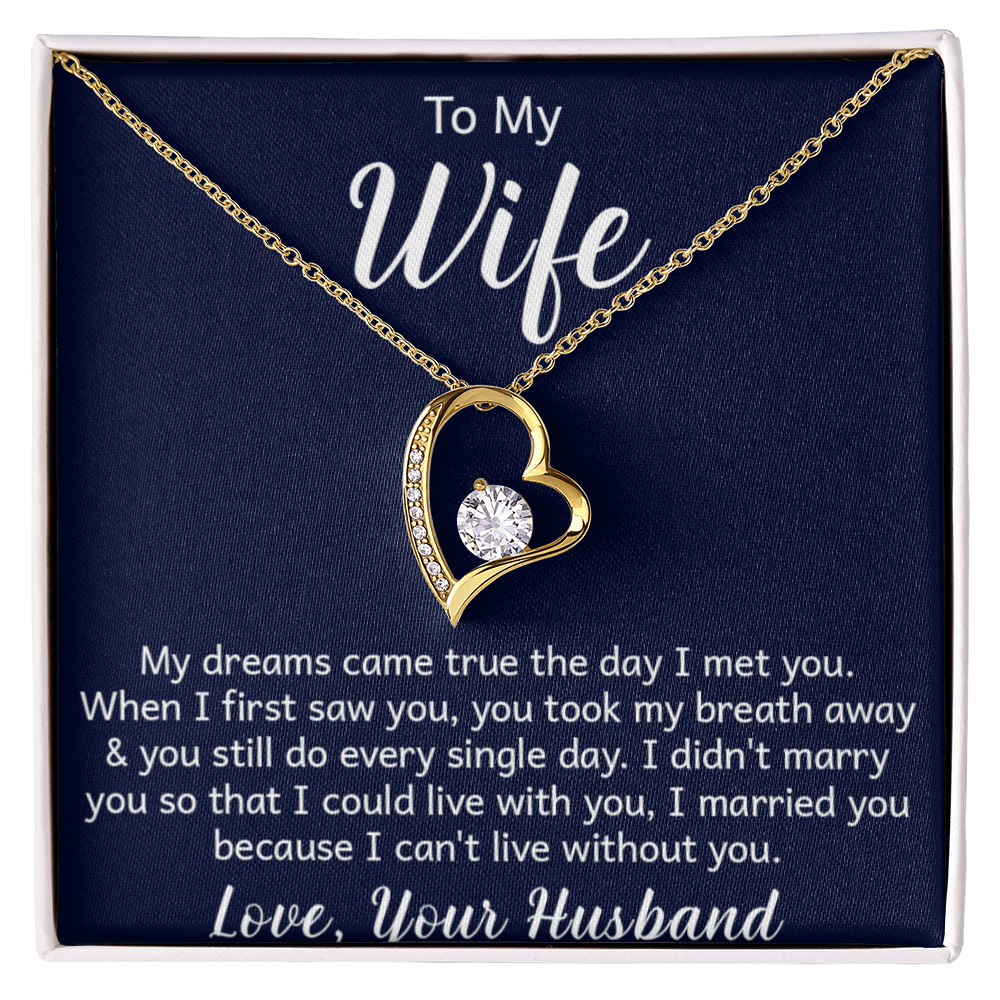 Heart Wife Love Necklace
