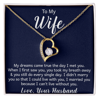 Heart Wife Love Necklace