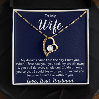 Heart Wife Love Necklace