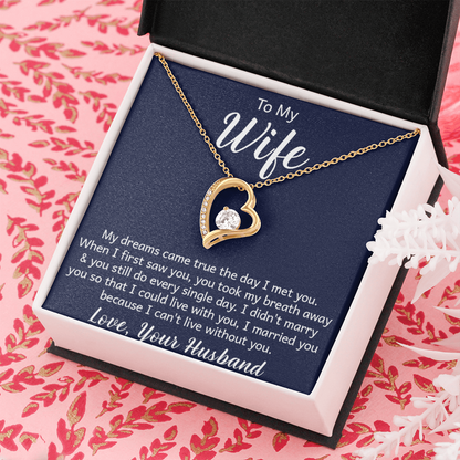 Heart Wife Love Necklace