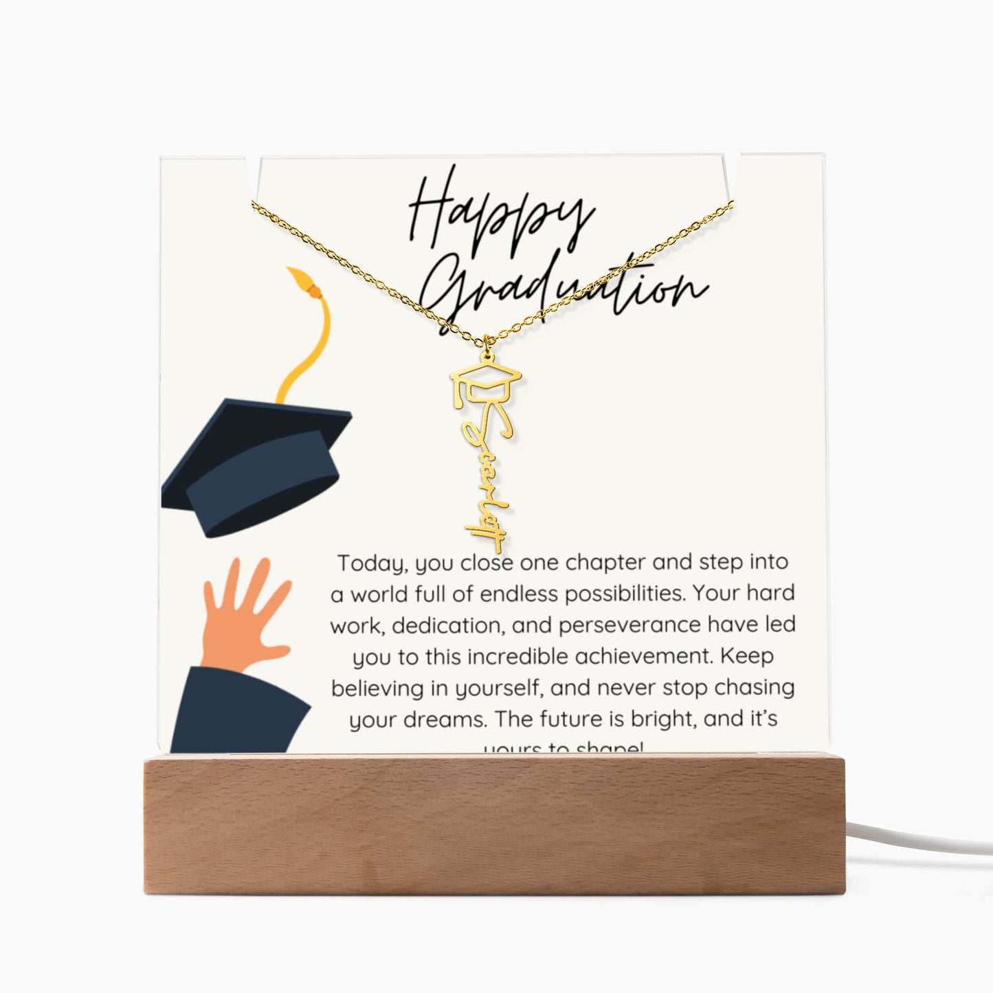 The Tassel Was Worth the Journey – Personalized Graduation Keepsake Acrylic bundle