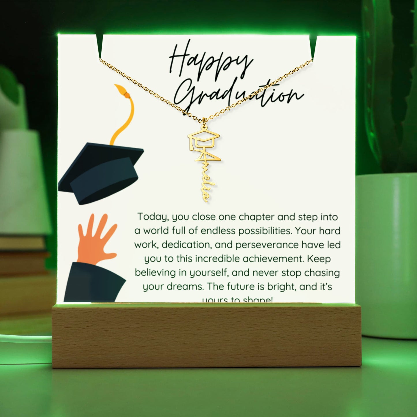 The Tassel Was Worth the Journey – Personalized Graduation Keepsake Acrylic bundle