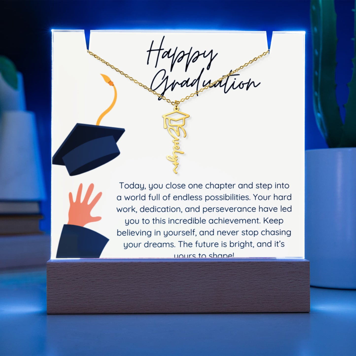 The Tassel Was Worth the Journey – Personalized Graduation Keepsake Acrylic bundle
