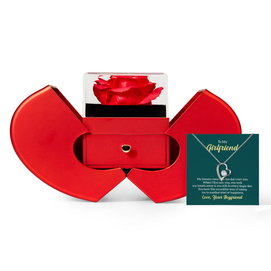 Girlfriend Love Necklace & Heart Box Gift Set – Tell Her Everything
