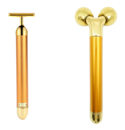 Gold Facial Roller – Anti-Aging Face Lifting & Contouring Tool